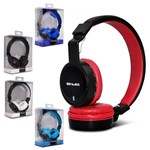 Ficha técnica e caractérísticas do produto Fone de Ouvido Bluetooth Sem Fio Shut Basic P2 Micro SD Rádio FM MP3 Azul Branco Preto e Vermelho - Shutt