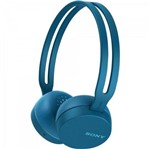 Ficha técnica e caractérísticas do produto Fone de Ouvido Bluetooth WH-CH400/L Azul SONY Super Leve
