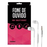 Ficha técnica e caractérísticas do produto Fone de Ouvido Branco para Apple Iphone 4 e 4s - Xp
