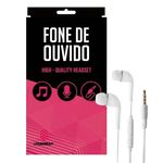 Ficha técnica e caractérísticas do produto Fone de Ouvido Branco para Asus Zenfone 6 - Xp