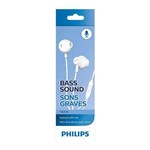 Ficha técnica e caractérísticas do produto Fone de Ouvido Branco TAUE101WT/00 com Microfone - Philips