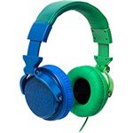 Ficha técnica e caractérísticas do produto Fone de Ouvido Chilli Beans Supra Auricular Azul e Verde HEDGE TM-611MV/2-3