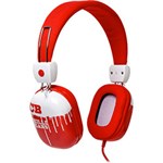 Ficha técnica e caractérísticas do produto Fone de Ouvido Chilli Beans Supra Auricular Vermelho e Branco HIPSTER TM-612MV/2-3