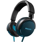 Ficha técnica e caractérísticas do produto Fone de Ouvido com Alça Azul Shl3100mbl-00 Philips