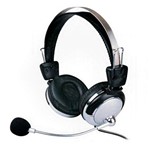 Ficha técnica e caractérísticas do produto Fone de Ouvido com Microfone Headphone Prata Sm-301mv Potency