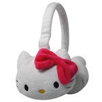 Ficha técnica e caractérísticas do produto Fone de Ouvido de Pelúcia Estéreo Hello Kitty - Branco Kit-Audjpeluche