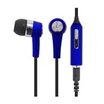 Ficha técnica e caractérísticas do produto Fone de Ouvido Destacável Tipo Earphone com Microfone Azul - TA-22EBMC - Targus