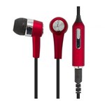 Ficha técnica e caractérísticas do produto Fone de Ouvido Destacável Tipo Earphone com Microfone - Cor: Vermelha