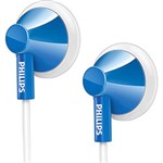 Ficha técnica e caractérísticas do produto Fone de Ouvido Earphone Intra Auricular 16 Ohms SHE2100/28 Azul - Philips