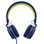Ficha técnica e caractérísticas do produto Fone de Ouvido EarphonePulse Fun Series PH162 Azul/Verde - Superfície Emborrachada, Headband e Earcup, Drivers de 40 mm