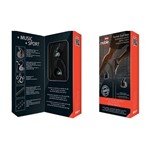 Ficha técnica e caractérísticas do produto Fone de Ouvido Esportivo Runner Dual Bass Easy Mobile Preto