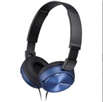 Ficha técnica e caractérísticas do produto Fone de Ouvido Estéreo com Microfone Mdrzx310Ap Azul - Sony