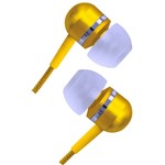Ficha técnica e caractérísticas do produto Fone de Ouvido Estéreo Tipo Earphone com Isolamento Acústico Amarela - CVEM77 - Coby