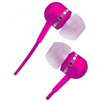 Ficha técnica e caractérísticas do produto Fone de Ouvido Estéreo Tipo Earphone com Isolamento Acústico Pink - CVEM79 - Coby