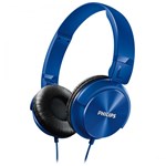 Ficha técnica e caractérísticas do produto Fone de Ouvido Estilo DJ SHL3060BL/00 Azul - Philips