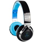 Ficha técnica e caractérísticas do produto Fone de Ouvido Headphone Bluetooth P2 Micro Sd Fm Azul