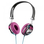Ficha técnica e caractérísticas do produto Fone de Ouvido Headphone Monster High Multilaser PH100 Rosa