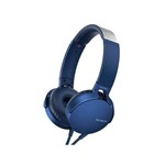 Fone de Ouvido Headphone Sony Mdr Xb550 Azul