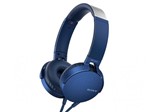 Ficha técnica e caractérísticas do produto Fone de Ouvido Headphone Sony Mdr Xb550 Azul