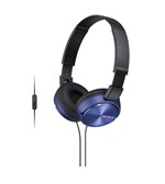 Ficha técnica e caractérísticas do produto Fone de Ouvido Headphone Sony MDR-ZX310AP Azul