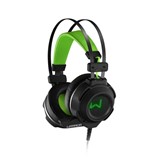 Ficha técnica e caractérísticas do produto Fone de Ouvido Headset Gamer Multilaser Warrior Preto e Verde Ph225