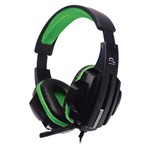 Ficha técnica e caractérísticas do produto Fone de Ouvido Headset Gamer P2/cabo Nylon Verde