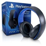 Fone de Ouvido Headset Gold Ps4 Wireless Stereo 7.1 Ps3/Ps4/Pc Sony