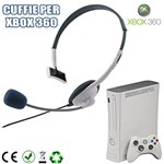 Ficha técnica e caractérísticas do produto Fone de Ouvido Headset Xbox 360 Live com Microfone Preto