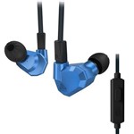 Ficha técnica e caractérísticas do produto Fone de Ouvido In Ear Kz Zs5 Azul com Mic Earphone Gamer