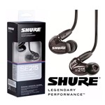 Ficha técnica e caractérísticas do produto Fone de Ouvido In Ear Shure SE215-K - AC1457