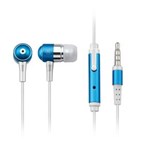 Ficha técnica e caractérísticas do produto Fone de Ouvido Intra Auricular com Microfone Azul