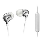 Ficha técnica e caractérísticas do produto Fone de Ouvido Intra-Auricular com Microfone SHE3705WT/00 Branco PHILIPS