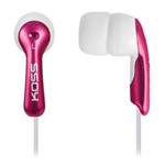 Ficha técnica e caractérísticas do produto Fone de Ouvido Koss Mirage P Intra Auricular In-Ear - Rosa