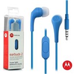 Ficha técnica e caractérísticas do produto Fone de Ouvido Motorola Earbuds 2 - Azul