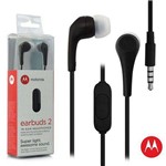 Ficha técnica e caractérísticas do produto Fone de Ouvido Motorola Earbuds 2 Original Preto