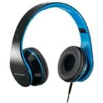 Ficha técnica e caractérísticas do produto Fone de Ouvido Multilaser com Microfone para Celular Preto e Azul P2 - PH113 PH113
