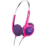 Ficha técnica e caractérísticas do produto Fone de Ouvido para Crianças com Alça Ergonômica e Ajustável Shk1031/00 Rosa/Roxo Philips