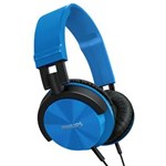 Ficha técnica e caractérísticas do produto Fone de Ouvido Philips Estilo DJ SHL3000BL/00 – Azul
