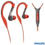 Fone de Ouvido Philips In-Ear Laranja e Cinza - SHQ3217/10