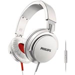 Fone de Ouvido Philips Supra Auricular com Controle Branco - SHL3105