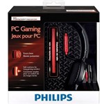 Ficha técnica e caractérísticas do produto Fone de Ouvido Philips Supra Auricular - com Controle - Shg7210/10 - Preto/vermelho