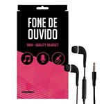 Ficha técnica e caractérísticas do produto Fone de Ouvido Preto para Alcatel One Touch Idol Mini Ot-6012e - Xp