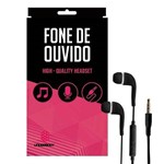 Ficha técnica e caractérísticas do produto Fone de Ouvido Preto para Lg Optimus L4 Ii - Xp