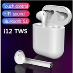 Ficha técnica e caractérísticas do produto Fone De Ouvido Sem Fio Bluetooth 5.0 I12 Tws Touch