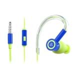 Ficha técnica e caractérísticas do produto Fone de Ouvido Silicone Earhook Azul e Verde Ph223 Pulse