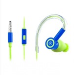Ficha técnica e caractérísticas do produto Fone de Ouvido Silicone Earhook Verde/ Azul PH223 Pulse