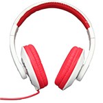 Fone de Ouvido Smarts Supra Auricular Branco/Vermelho - SM-0016