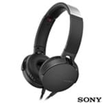 Ficha técnica e caractérísticas do produto Fone de Ouvido Sony Headphone com Extra Bass Preto - MDR-XB550APB