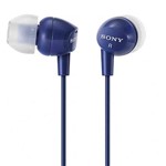 Ficha técnica e caractérísticas do produto Fone de Ouvido Sony Intra Auricular Azul - MDREX10LPLIQU