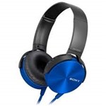 Ficha técnica e caractérísticas do produto Fone de Ouvido Sony Mdr- Xb450 Extra Bass Azul